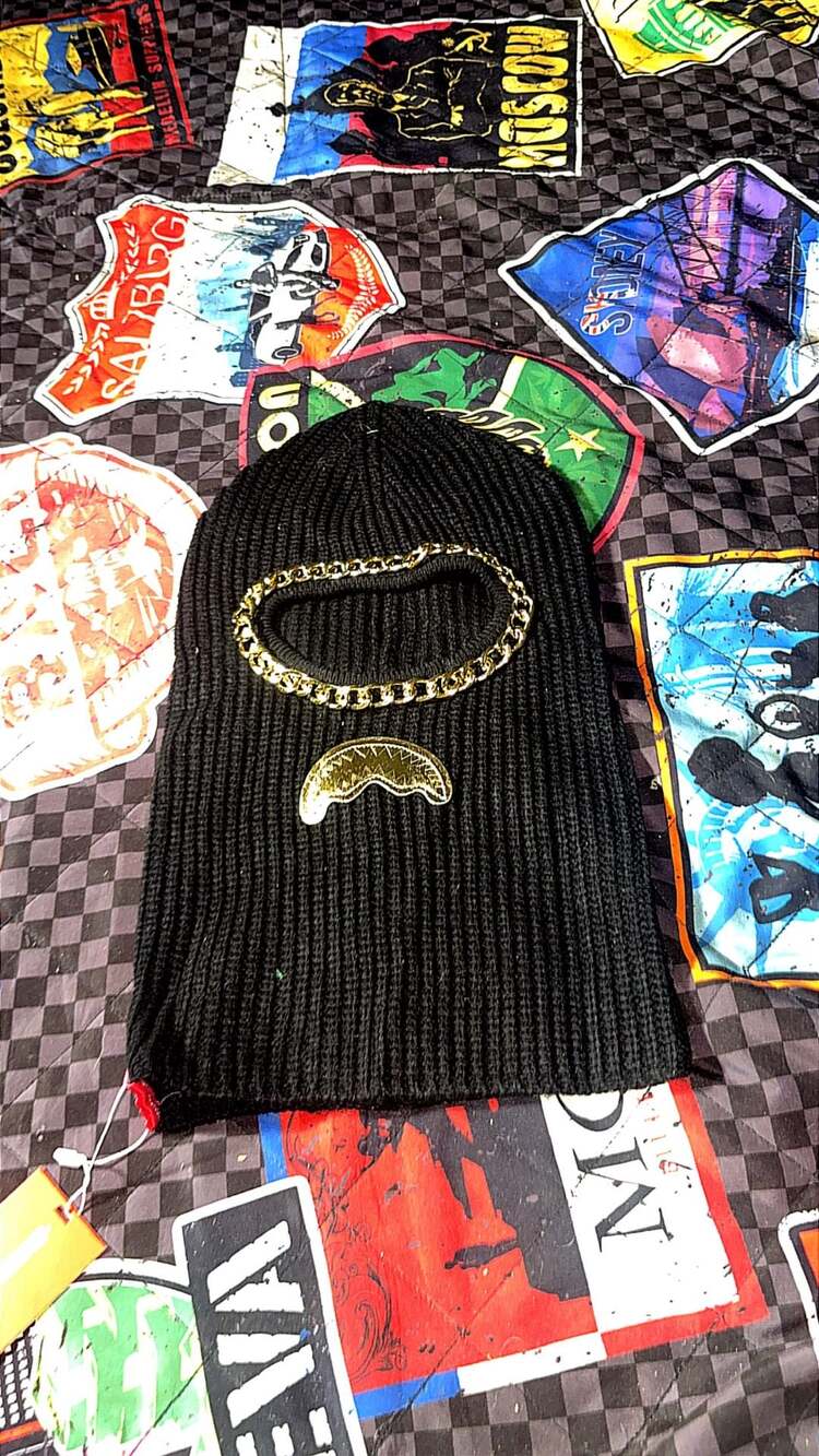 Sprayground Golden Life Ski Mask